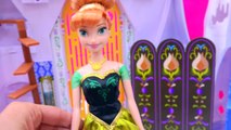 Disney Frozen Queen Elsa   Princess Anna PJ Fashions Doll Get ready for Barbie Sleep Over - Video