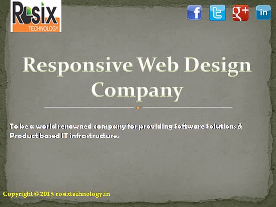Responsive Web Design Company In India