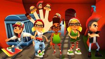 SUBWAY SURFERS Cartoon Family | Top Finger Family Nursery Rhymes For Children