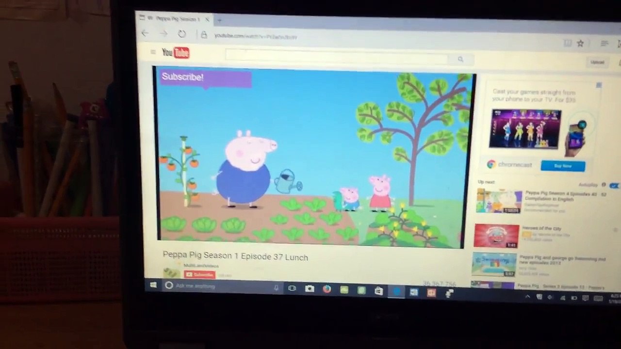 Peppa Pig Lunch Clip