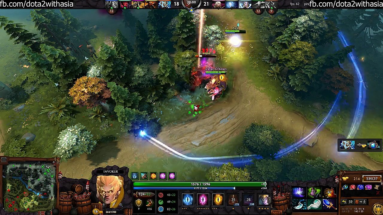 Dota 2 - Miracle- Alien Plays Invoker 38-0 King Rape Pub - Highlight Dota2 (dotawithasia)