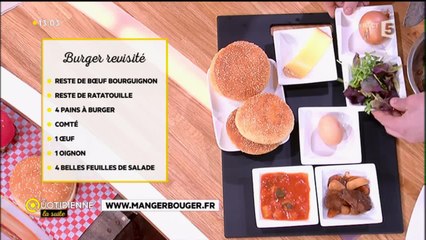 Recette : burger revisité