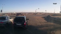Водитель Калины не заметил красный - ДТП в Новочебоксарске 16.03.2015