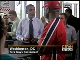 President Obama Stops for Lunch at Five Guys 5-29-2009