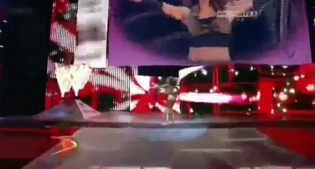 WWE RAW 1/9/12 Kane Scares Eve Torres