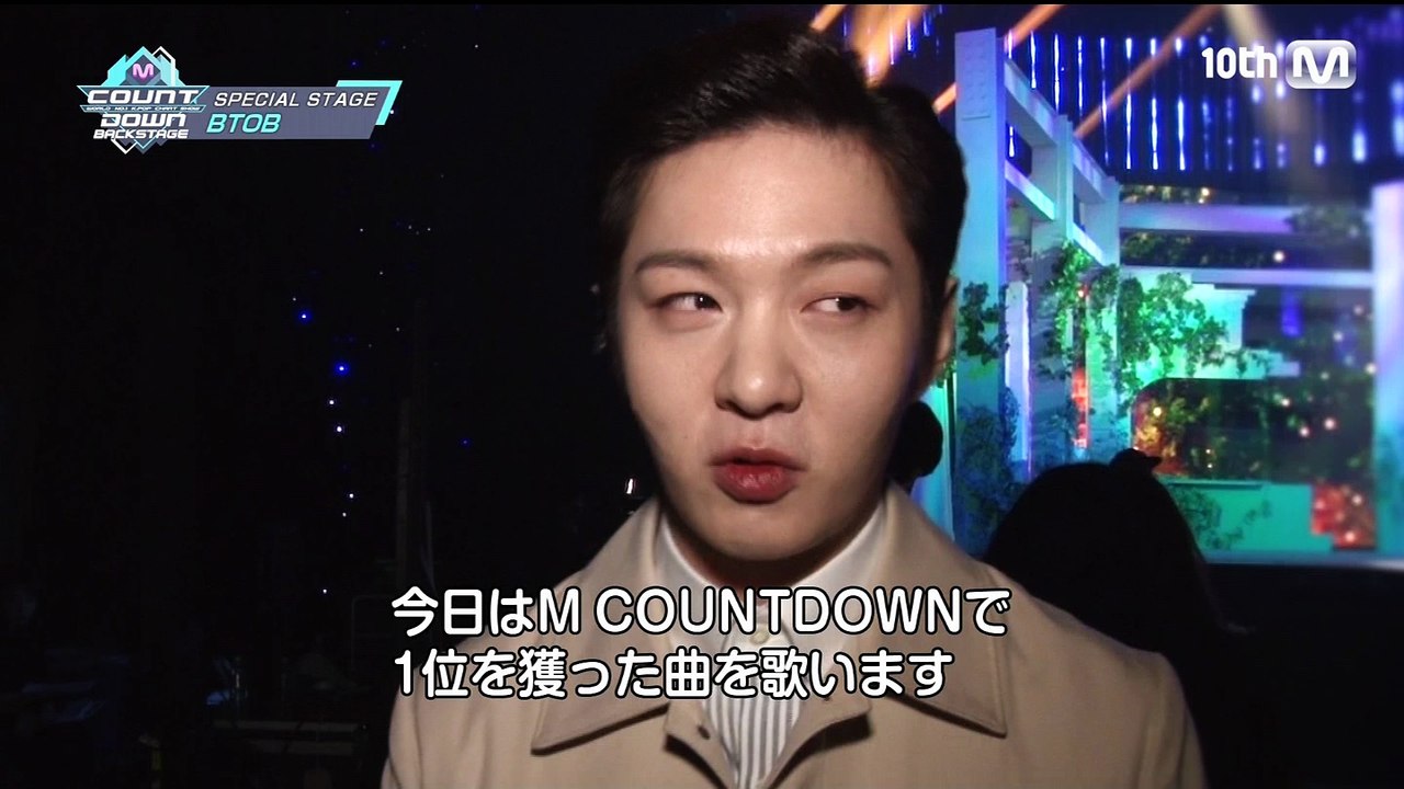 160410 Mnet JP M!Countdown幕後花絮 昌燮星材