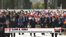 N. Korea's provocations make nuclear disarmament harder: G7
