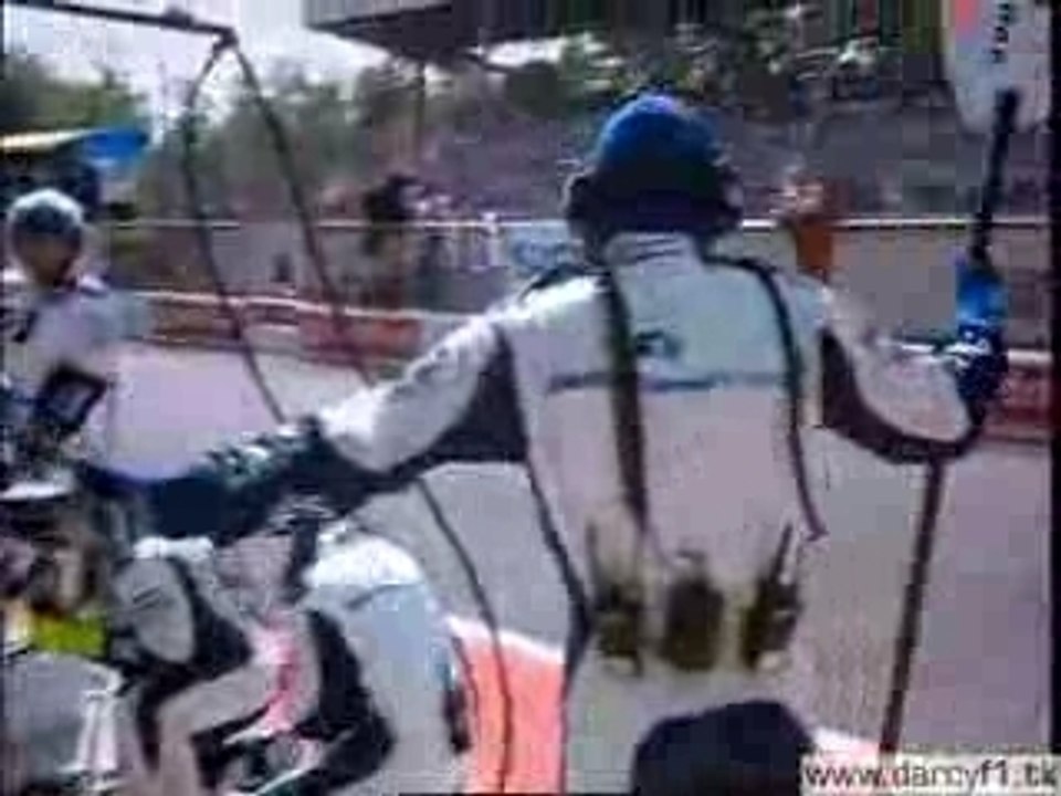 Webber Fights in the Pit Lane - Monza 2005