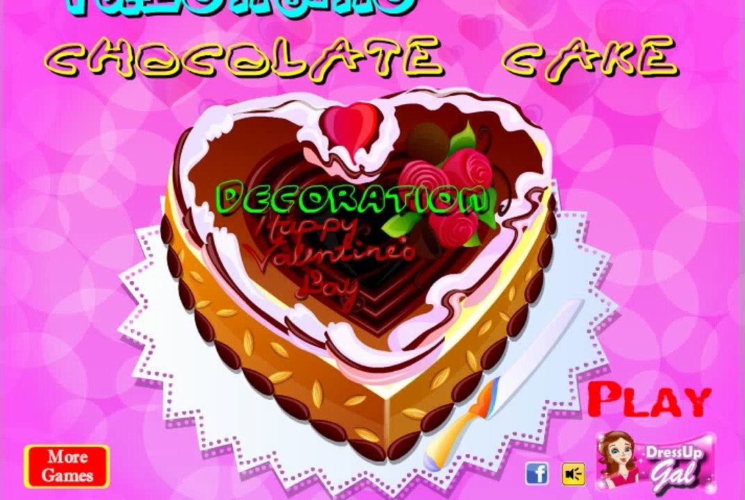 Game Chocolate cake for Valentine's Day -Cooking Games To Play Online Free