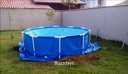 Ce quil fait autour de sa piscine est génial