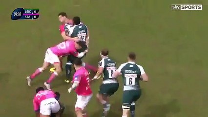 Manu Tuilagi try vs Stade Francais