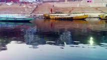 Varanasi, India - 2016, Ganges boat ride past the cremation pyres to the evening prayer site (Aarti)