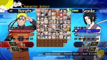 Naruto Shippuden: Ultimate Ninja Storm Generations - All Characters In Select Screen