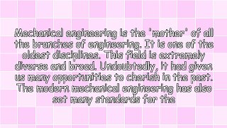 Mechanical Engineering - A Guide to Confused Students About Its Scope