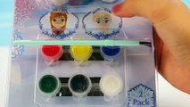 Frozen Anna and Elsa Paint Your Own Figures Mini Dolls. DisneyToysFan.