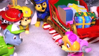 PAW PATROL Nickelodeon Paw Patrol Helps Santa Clause A Paw Patrol Toy Video Parody