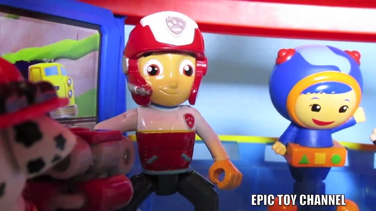 PAW PATROL Nickelodeon Team Umizoomi Bubble Guppies Slime Pool PAW PATROL LOOKOUT Parody