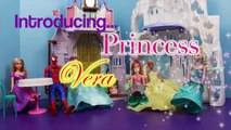 Frozen Elsa & Barbie Meet NEW Latina Princess Disney Princesses Party DisneyCarToys Hispanic Doll