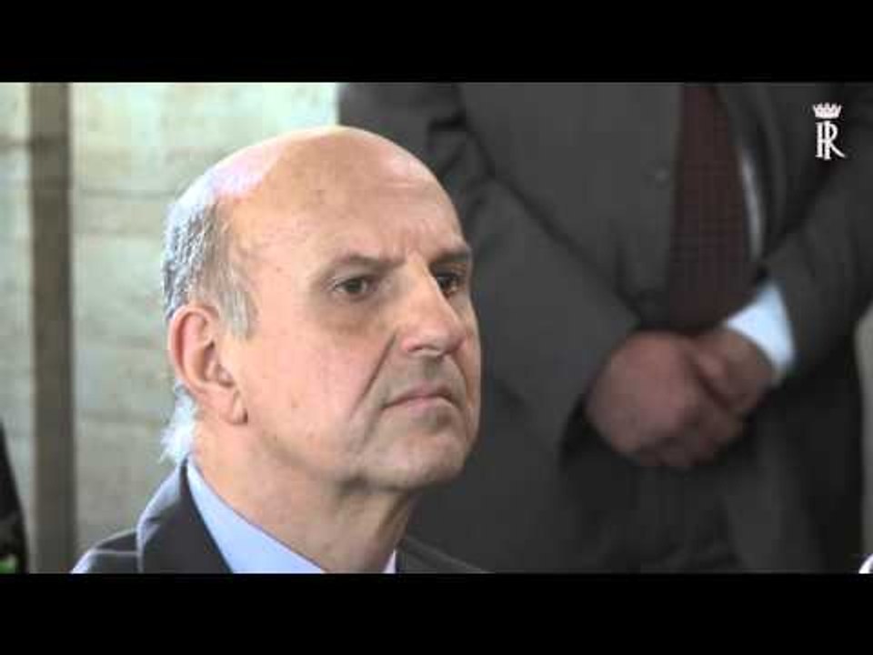 Roma - Il Presidente Mattarella alla riunione straordinaria della Corte Costituzionale (11.04.16)