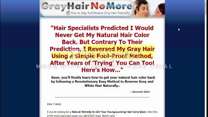 Gray Hair No More Review