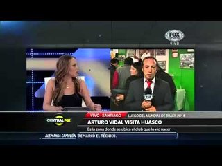 Arturo Vidal visita Huasco