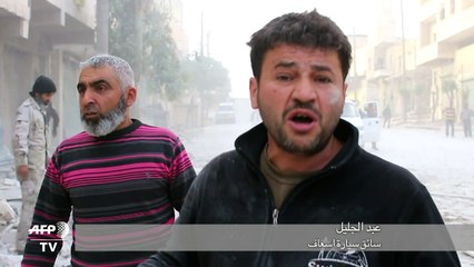قوات النظام السوري تقصف مناطق مجاورة لحلب بالبراميل المتفجرة