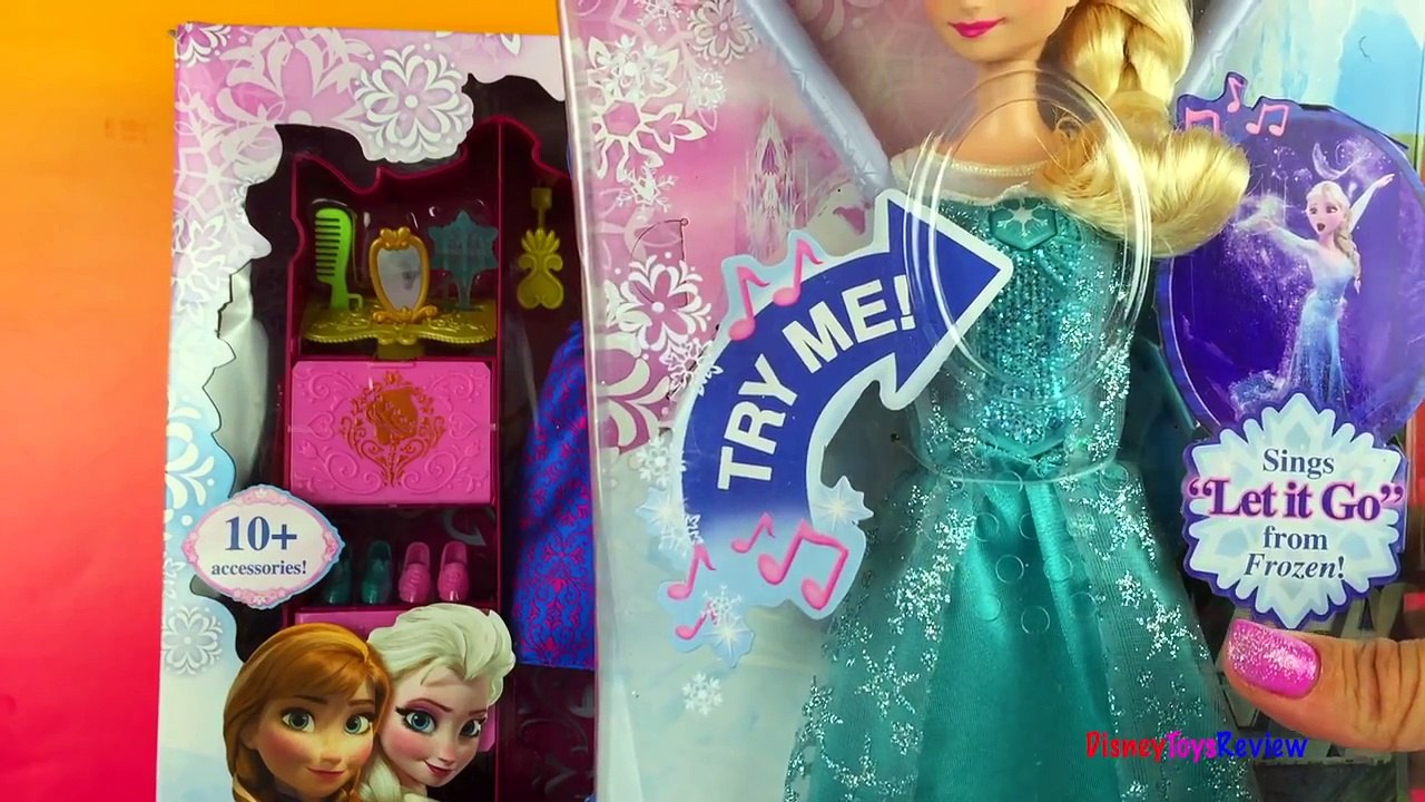 ❤ Disney Frozen Princess Singing Elsa doll ❤ Anna & Elsas Royal Closet ❤ Una aventura congelada