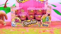 Shopkins 10 Surprise Baskets Unboxing Blind Bags with Ultra Rare Shopkins and Gemma Stone