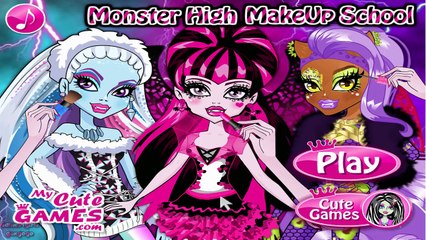 Monster High Makeup School - Monster High Games - Draculaura Makeup Tutorial Game for Girl