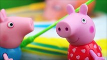 PIG GEORGE DA FAMÍLIA PEPPA PIG SALVANDO A MAMÃE PIG E ANDANDO NO CARACOL COMPLETO EM PO