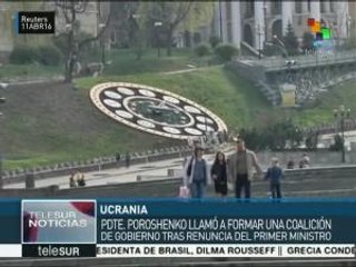 Pide Poroshenko a la Rada de Ucrania designe a nuevo Primer Ministro