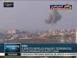 Ejército sirio continúa su lucha contra grupos terroristas
