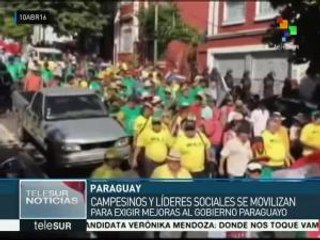 Download Video: Paraguay: campesinos exigen a Cartes mejoras en ámbito agrícola