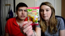 REACTING TO JAPANESE CANDY SWEETS! - FUNNY MOMENTS PART 2!