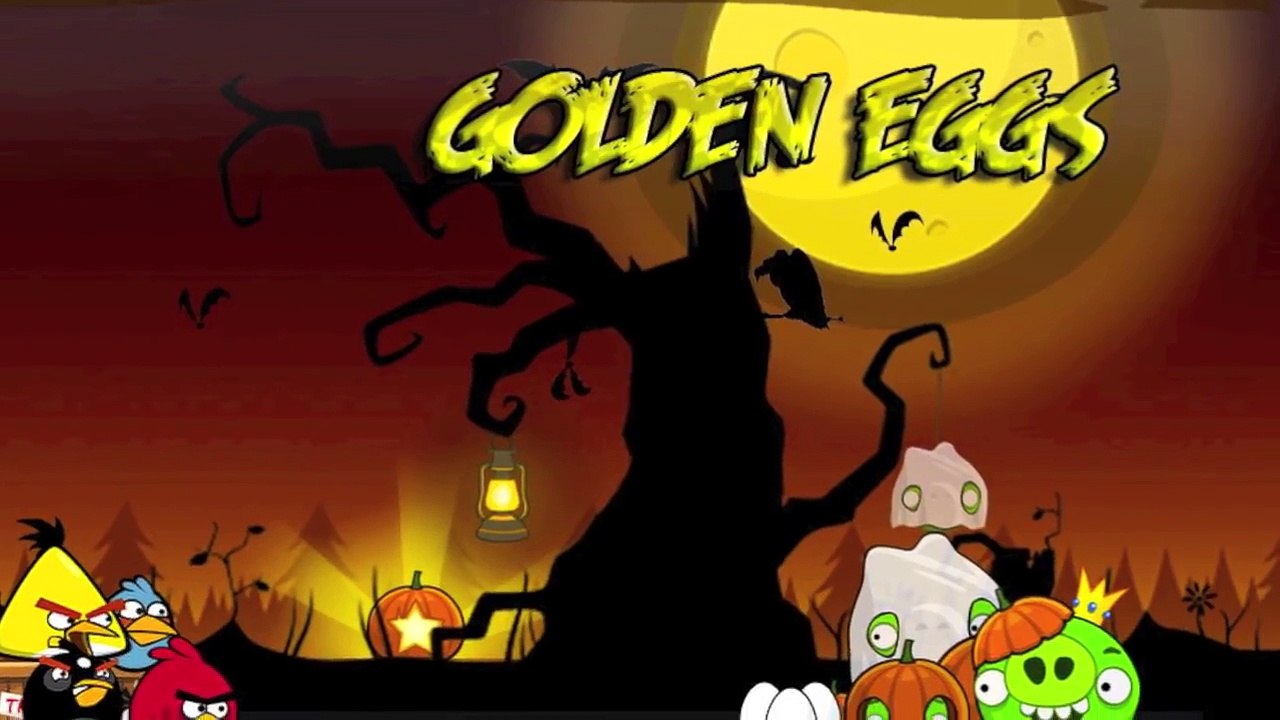Angry Birds Seasons - Trick or Treat Golden Eggs Walkthrough