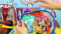 Surprise Backpacks with Frozen, Bubble Guppies and Spiderman Kinetic Sand Toys by DisneyCarToys