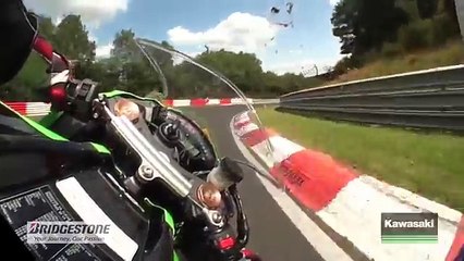 Video Brutal De Uma Kawasaki ZX-10R A Rasgar No Circuito De Nürbugring