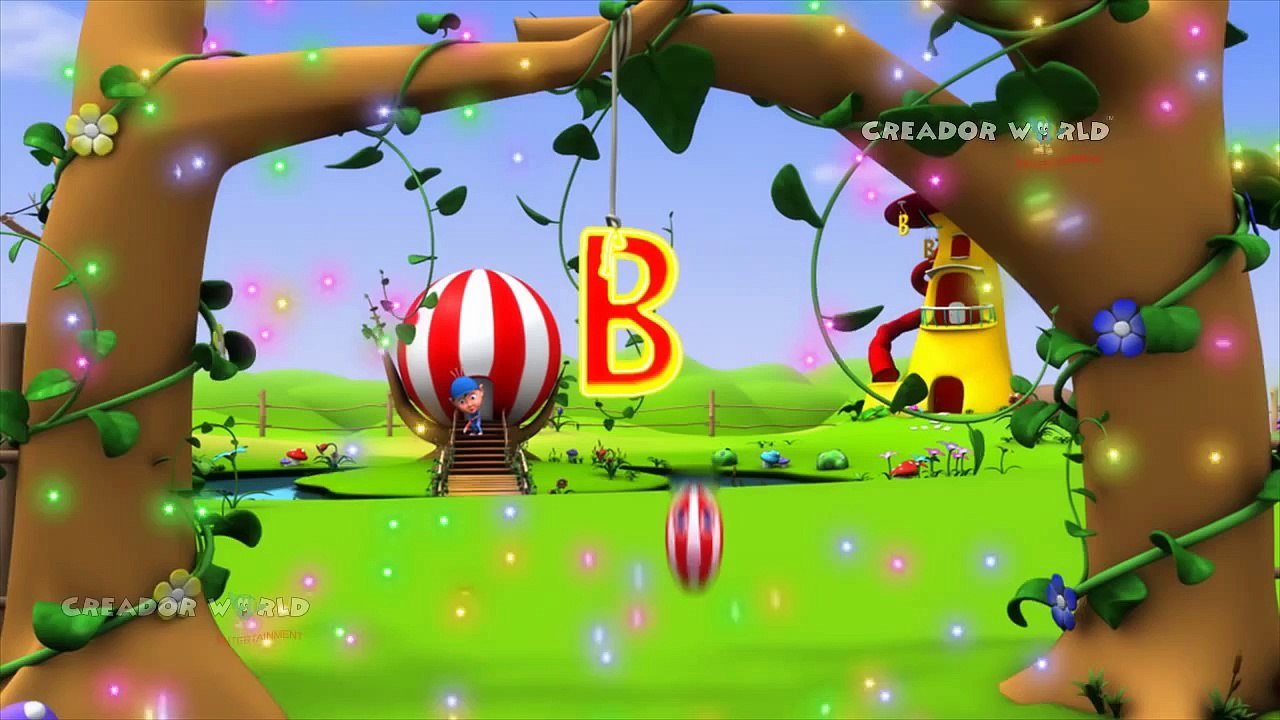 Ball Rhymes | Alphabet Song | Phonics Song 3d nursery rhymes for kids | B for ball