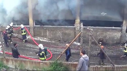 Aydın'da tekstil fabrikasında yangın