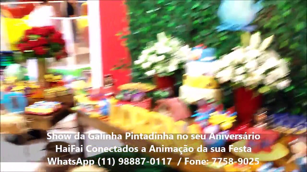 A GALINHA PINTADINHA E TIO IVAN ANIMAÇÃO PARA FESTA INFANTIL