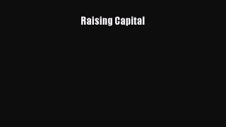 Read Raising Capital Ebook Free