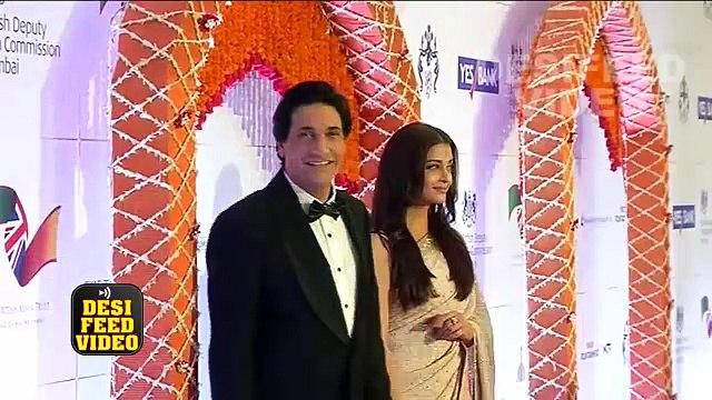 Aishwarya Rai Bachchan Arrives at William and Kate Charity Dinner 2016