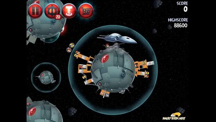 Angry Birds Star Wars 2 Level P1-20 Naboo Invasion 3 star Walkthrough