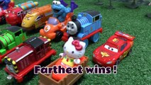 Peppa Pig Play Doh Race Story Thomas The Train Disney Cars Mickey Mouse Hello Kitty Playdough