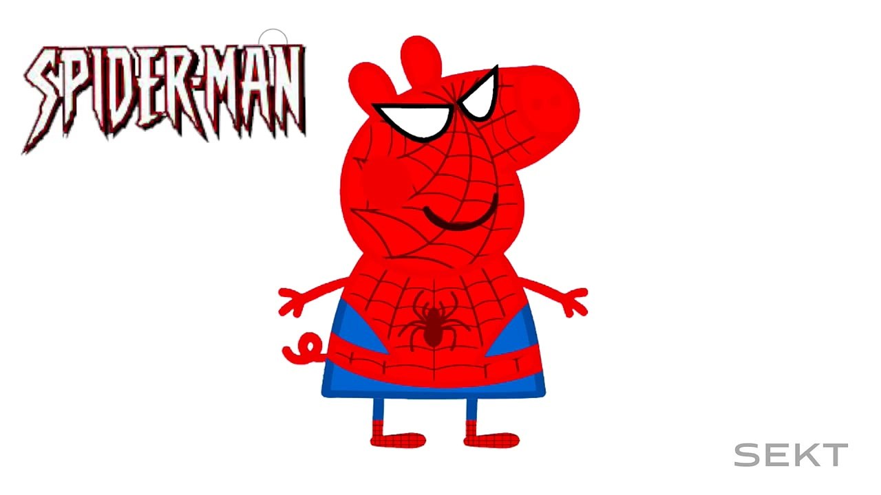 PEPPA PIG Português Brasil Homem Aranha HULK Spiderman Minions FIONA Super Herois