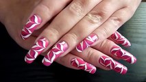 Pretty-In-Pink-Water-Marble-Nail-Art-Tutorial-HowTo-HD-Video