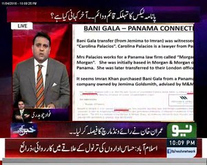 Imran Khan Purchased Bani Gala from a Panama Company Owned by Jemima, Fawad Ch Reveals