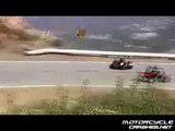 Motorcycle Crashes - Suzuki GSX-R Lowsides