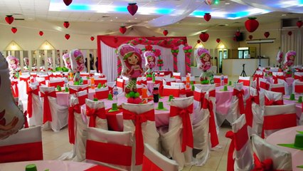 Strawberry ShortCake Theme Decorations - Specialized for Balloon & Birthday Decorations