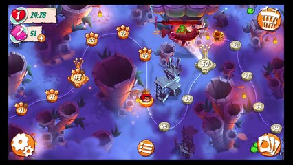 Angry Birds 2 - Level 47 - Eggchanted Woods Walkthrough (3 Stars)
